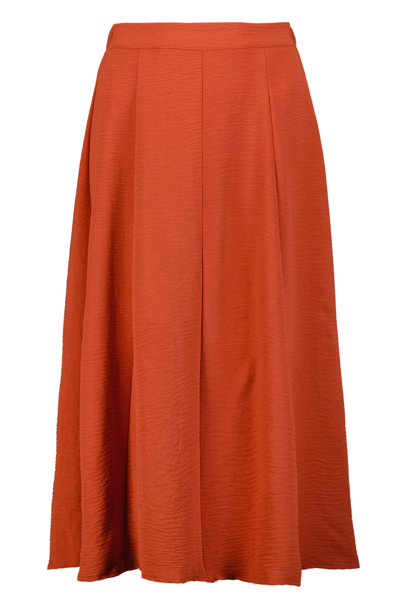 Falda midi acampanada